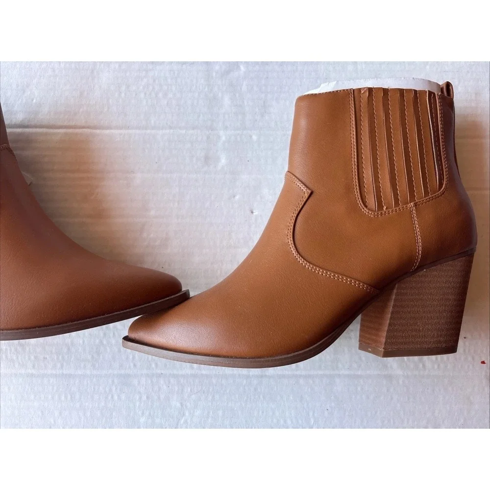 The Drop Women's Boots / Pointed Toe Western Ankle Boots US Size 9 Uk 7